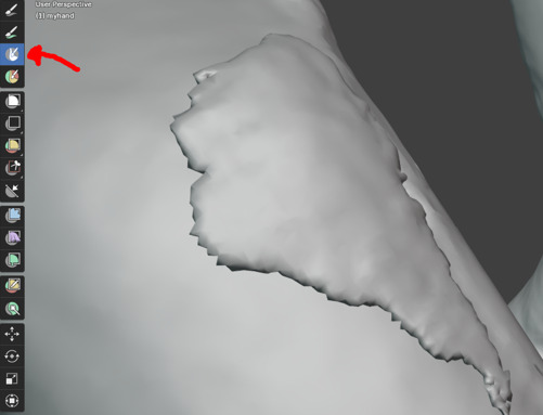 Masking unwanted part